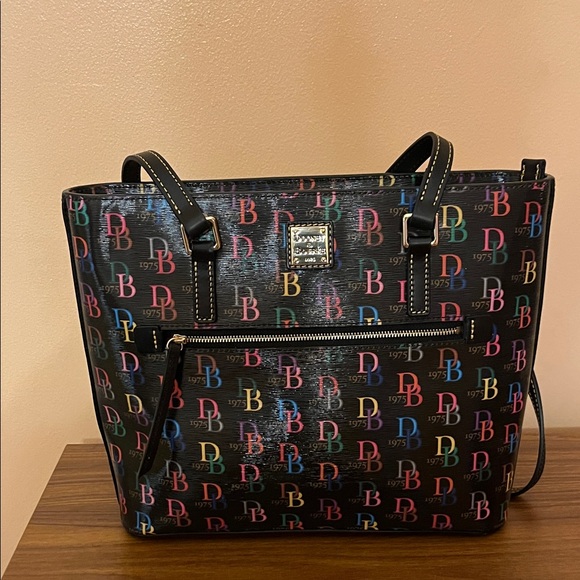 Dooney & Bourke Handbags - Dooney & Bourke Multicolor Logo Tote Bag